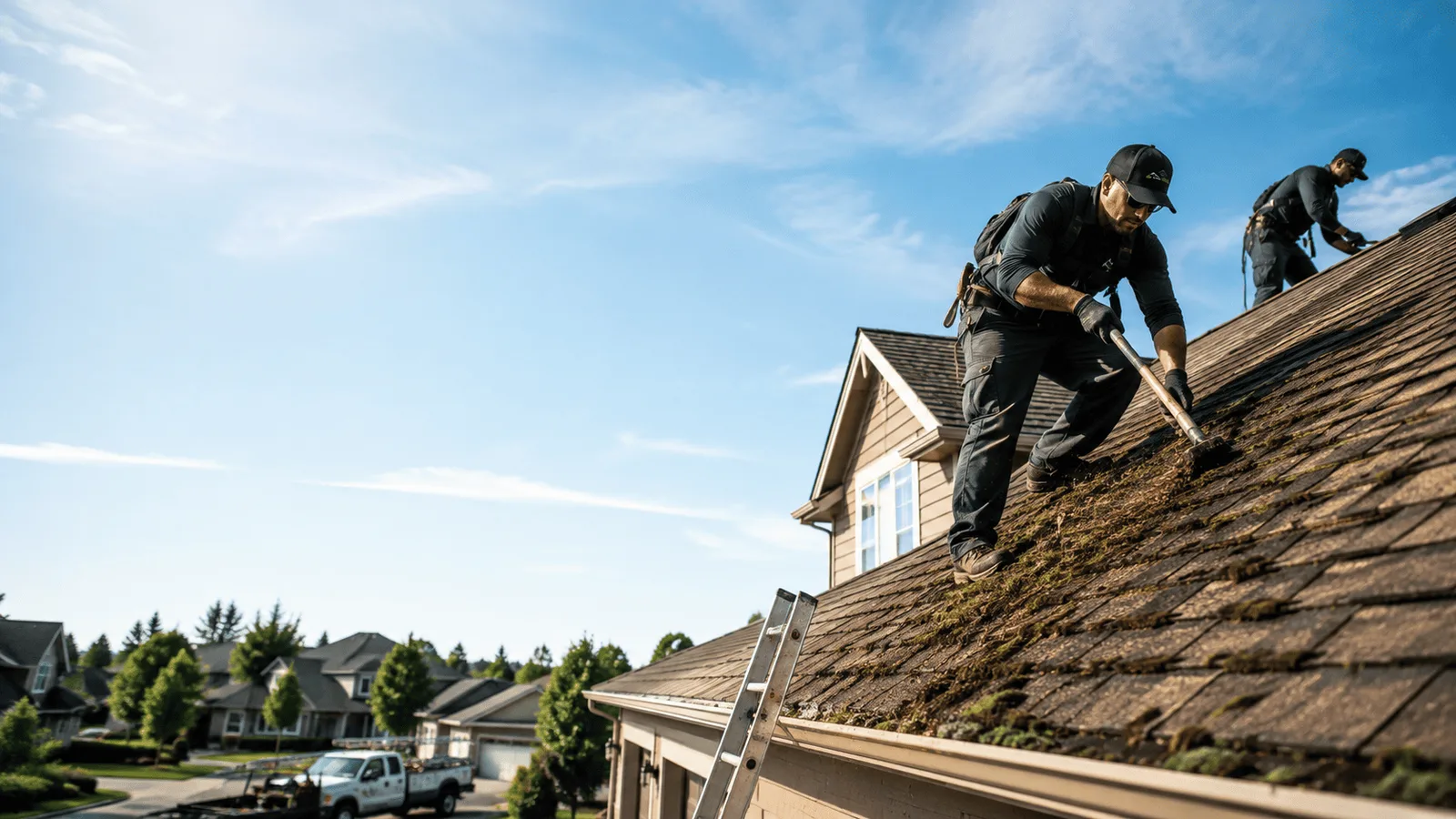 Roof Moss Removal in Dunlo, PA near me